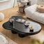 Atticus Pebble Coffee Table - Black