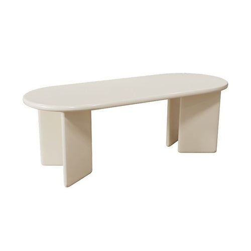 Ophelia Oval Coffee Table - White