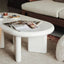 Ophelia Oval Coffee Table - White