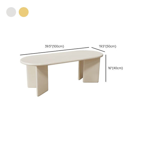 Ophelia Oval Coffee Table - White