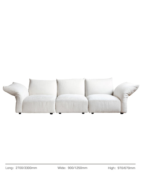 Aart module fabric petal sofa