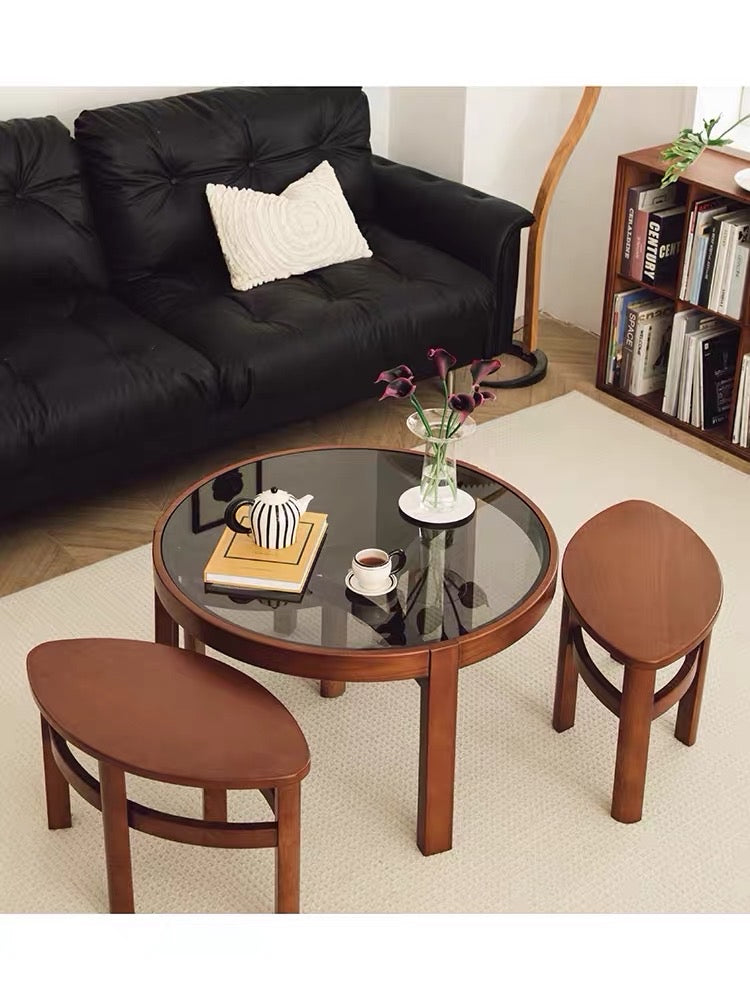 Small coffee discount table with chairs