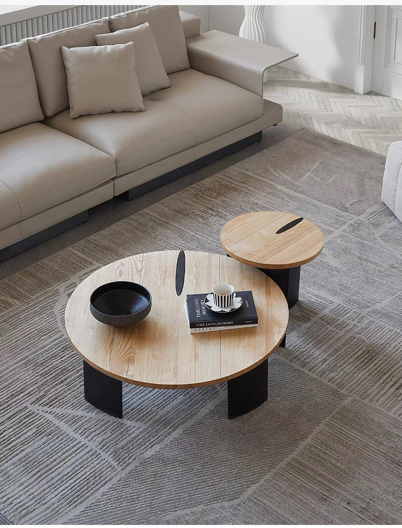 Log round deals coffee table