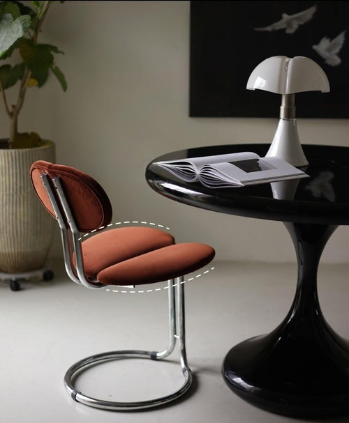 Birger wine velvet chair