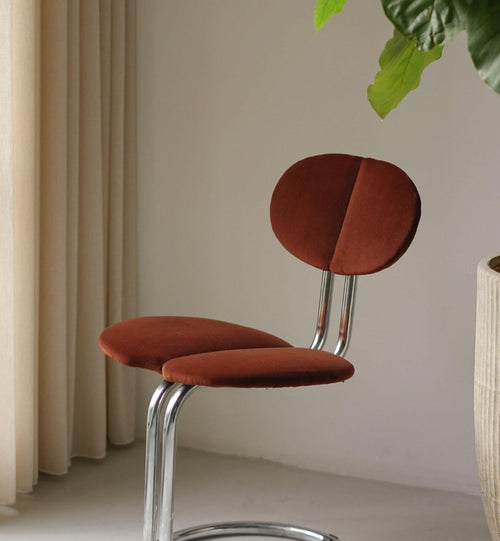 Birger wine velvet chair