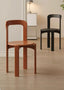 solid wood stackable dining chair