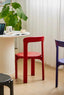 solid wood stackable dining chair