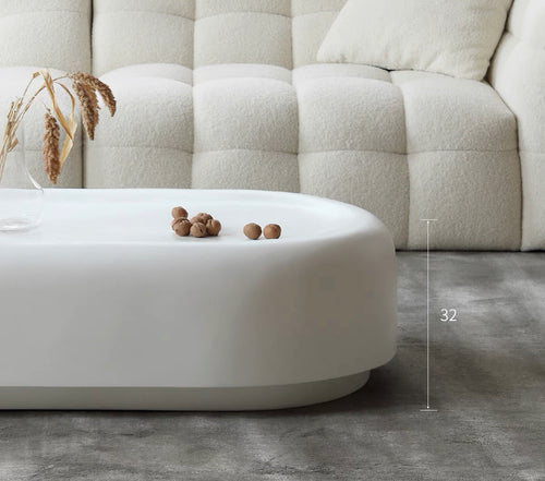 Leonora Cream style soap coffee tea table