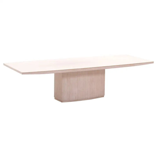 Travertine dining table by Willy Rizzo