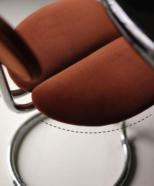 Birger wine velvet chair