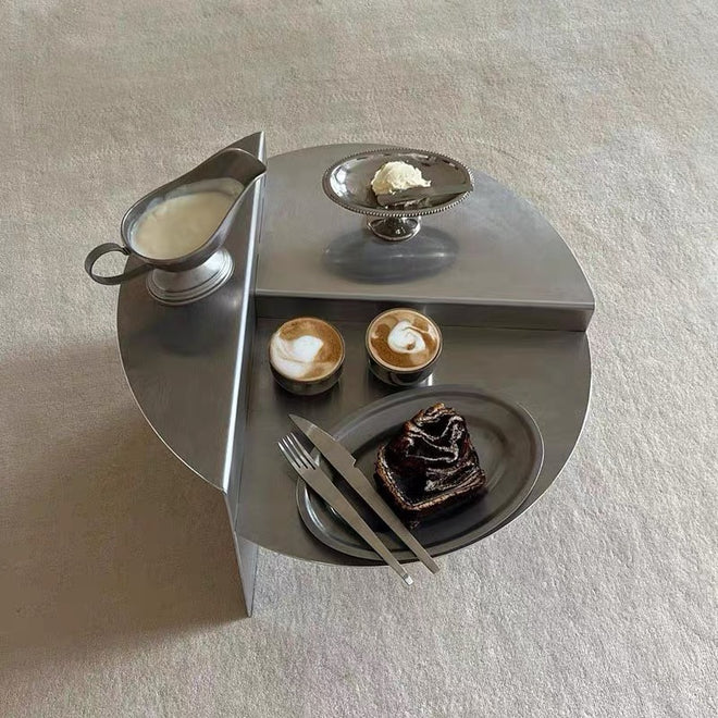 Stainless steel coffee table