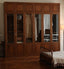 Bérénice French retro solid wood/glass wardrobe