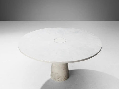 'Eros' Dining Table in Carrara Marble