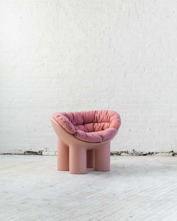 Modern simple elephant four-legged Elephant Stool furniture chair - Pink