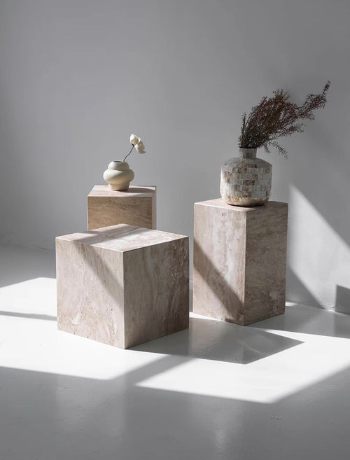 Verona Italian Travertine marble Plinths