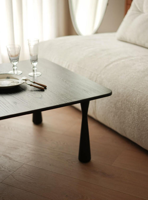 Anders wood room slim coffee table