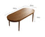 Ninette French solid wood slate oval dining table