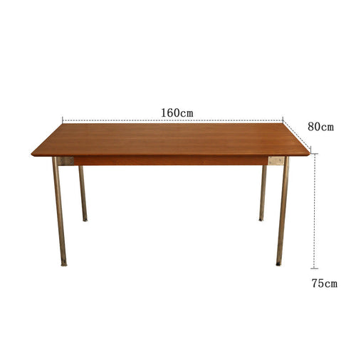 Edwige solid wood rectangular dining table