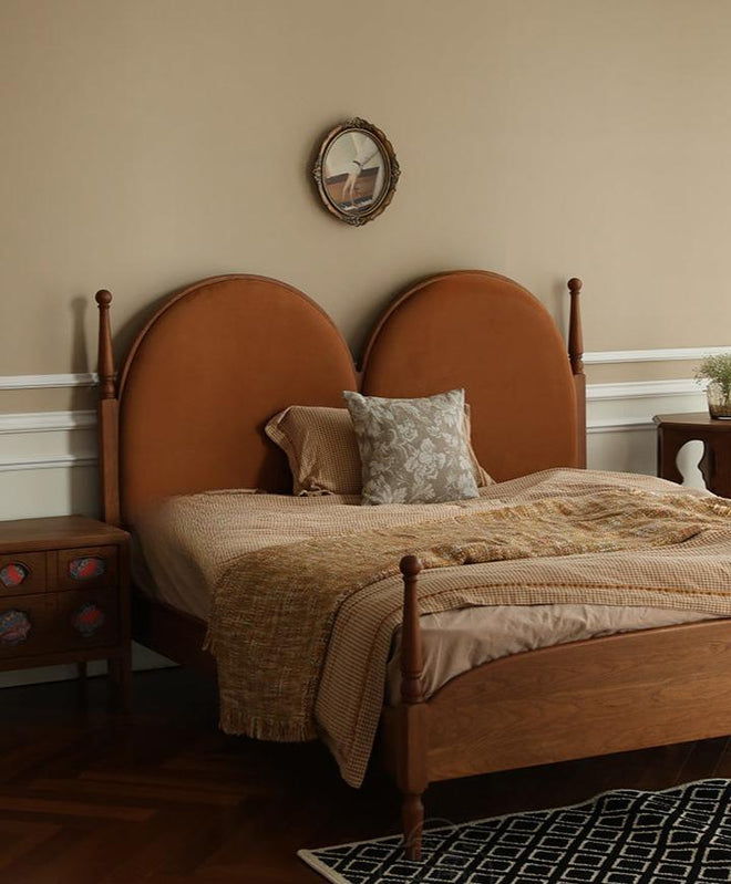 Cécile solid wood bed master bed frame
