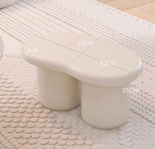 Guomin cream wind cloud small stool household children's low stool pedal round stool simple living room sofa coffee table sto