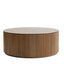 Cielo round solid wood side/coffee table