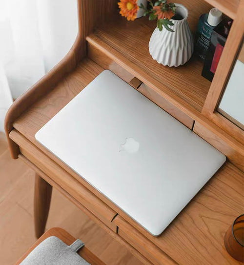 Slim wood dresser