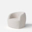 Alessia Boucle Sofa Chair - White