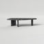 Arthur Vallin–Inspired Solid Nero Maquina & Brass Heritré Dining Table