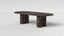 Arthur Vallin Inspired Solid Port Laurent & Brass BooBoo Dining Table