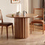 Aksel Solid timber panel base dining table