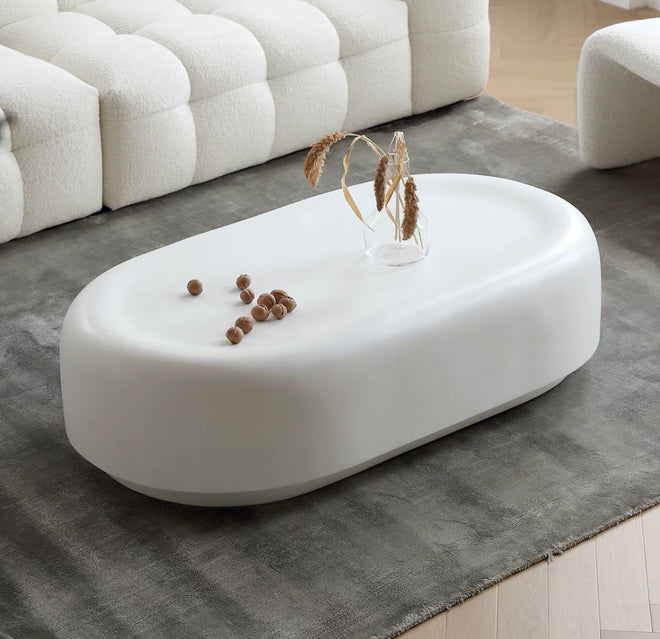 Leonora Cream style soap coffee tea table