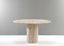 Amara Exquisite Round Travertine Dining Table