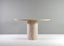 Amara Exquisite Round Travertine Dining Table