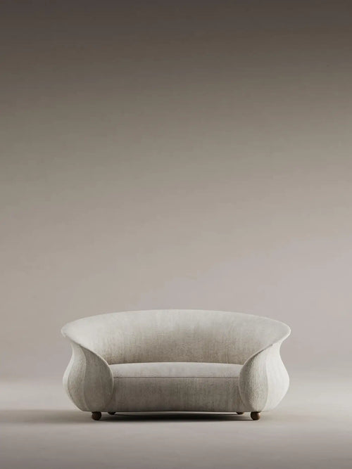 Contemporary Sculptural Mid Century Made to Order Verona Sofa