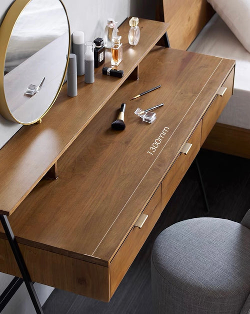 Twilight Nordic retro solid wood dressing table