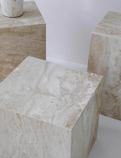Verona Italian Travertine marble Plinths