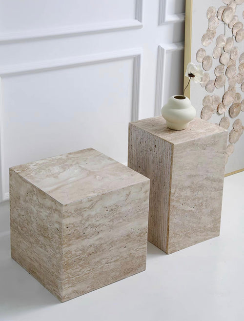 Verona Italian Travertine marble Plinths