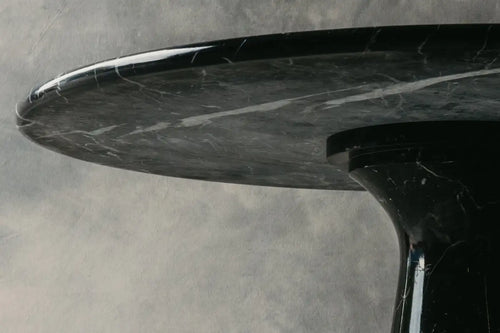 Vintage Black Marble Dining Table From Italy