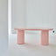 Celine Pastal Solid wood pink dining table