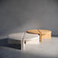 Lily Round Coffee Table in Honed Unfilled Navona Travertine