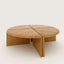 Lily Round Coffee Table in Solid Natural French Oak