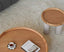 solid wood tea table silent wind log living room minimalist designer size round coffee table combination