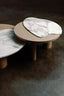 Modern Bordeira Nesting Coffee Tables, Marble