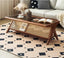 Fletcher retro rattan coffee table