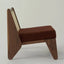 Bella Minimalist Solid Wood Boucle seat Armchair