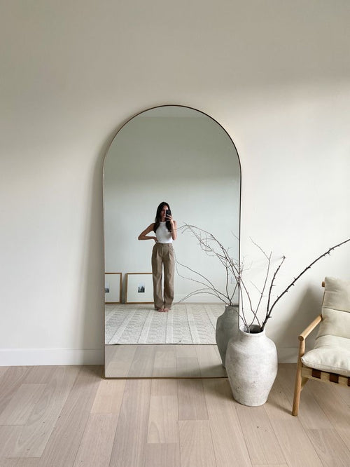 Monaro Arch Full Body Mirror - Gold