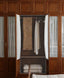 Bérénice French retro solid wood/glass wardrobe