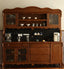 Fréderique French retro solid wood display tea cabinet