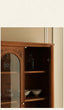 Nadège retro solid wood wine/book cabinet