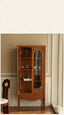 Nadège retro solid wood wine/book cabinet